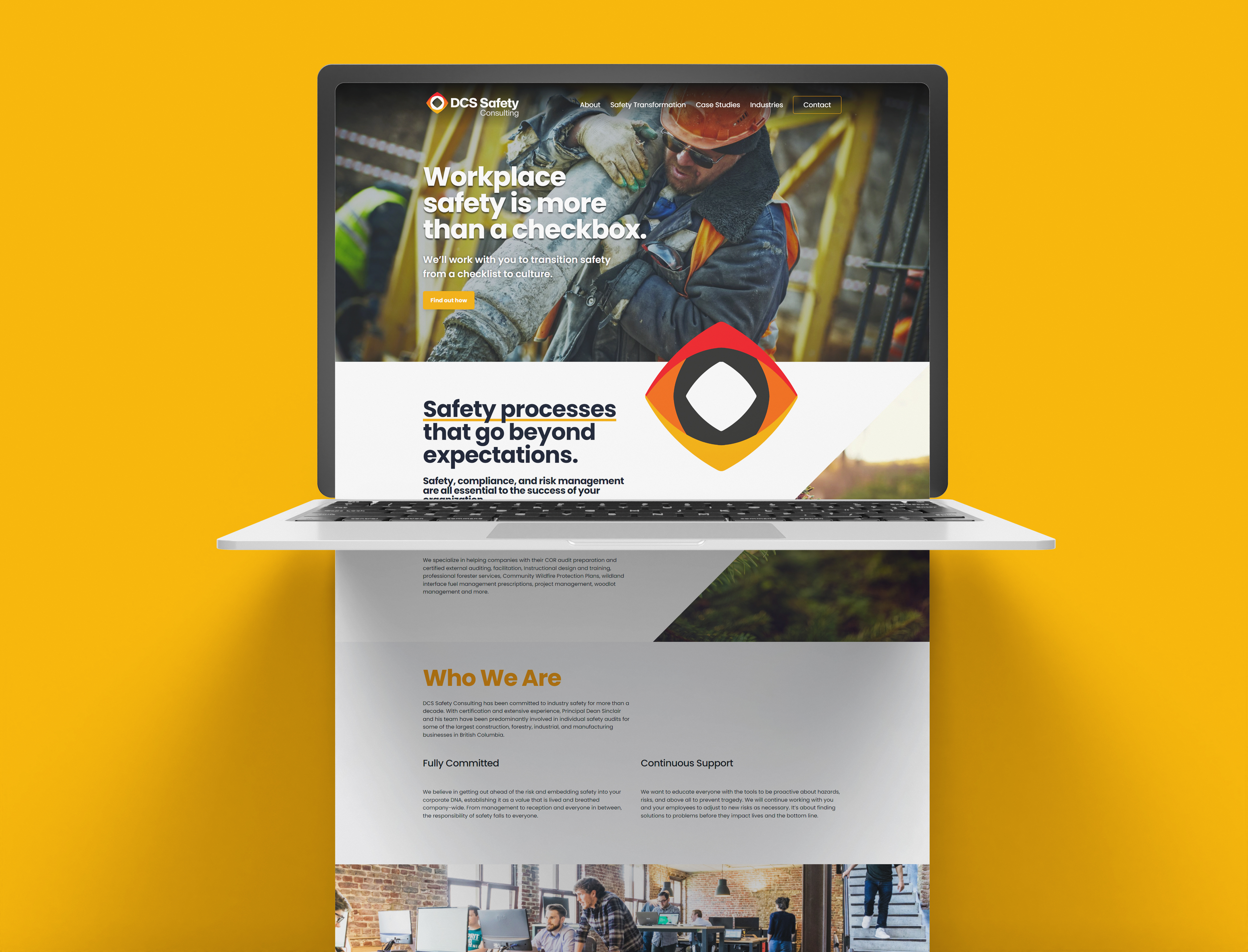 DCS Safety Consulting website